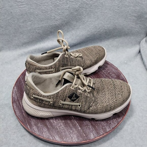 Sperry Mens Size 6.5 Gray Wool & Synthetic Sneakers - Picture 3 of 9